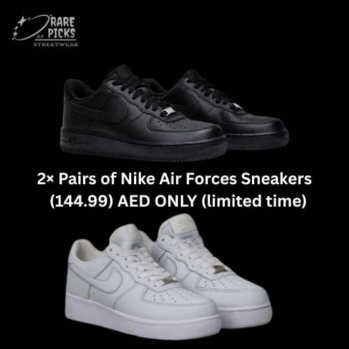 2× Pairs of Nike Air Force 1